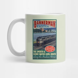 Bannerman Castle Hudson River NY Central Railroad Poster Mug